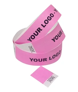 500 Tyvek Wristbands Printed