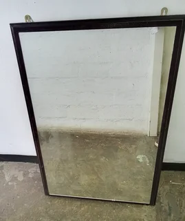 Mirror, Mahogany brown, Large, R400