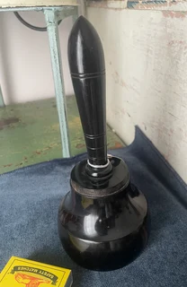 Vintage Ebony/silver Masons Presentstion Mallet