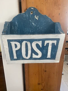 Vintage Wooden Post Box