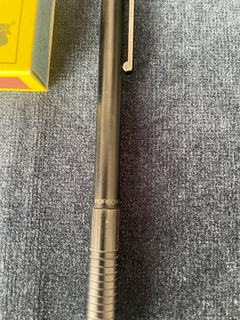 USED FABER CASTELL PORSCHE DESIGN SLIM BLACK TITANIUM COATED BALLPOINT PEN