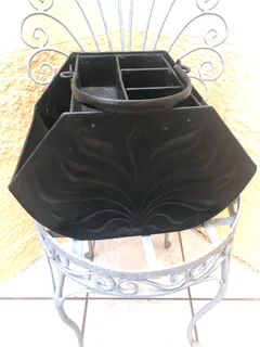 C1910-20 CAST IRON CARRIER WITH DETAILING ON BOTH SID