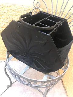 C1910-20 CAST IRON CARRIER WITH DETAILING ON BOTH SID