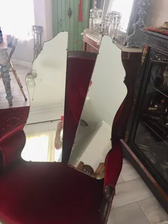 Pair Vintage Mirrors