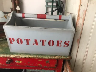 Lovely Rustic Vintage Piece Kitchenalia/potatoe Box