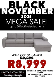 Black November Spectacular Deals -914 Umgeni Road