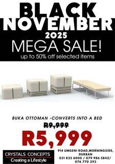 Black November Crazy Deals - 914 Umgeni Road