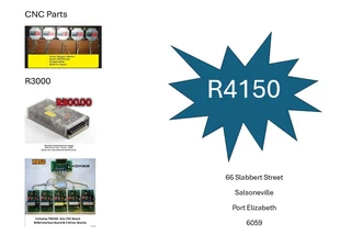 CNC Parts for Sale &#64; R4,150