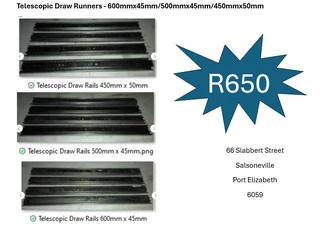 Telescopic Draw Runners - R650