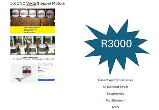 5 X CNC Stepper Motors - R3000