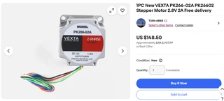5 X CNC Stepper Motors - R3000