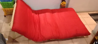 Futon beds 3/4 Extra Length Green &amp; Red