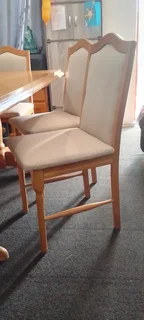 Oak Dining table set with 6 chairs