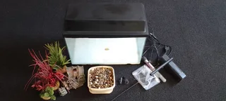 Full fishtank with accessories