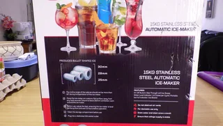 SnoMaster ZBC-15 Counter-Top Ice-Maker Stainless Steel