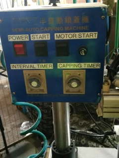 Semi-automatic bottle cap machine 9868