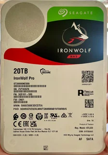 Seagate HDD 20TB Ironwolf NAS Hard drive