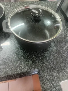 6 piece heavy duty cast iron pot