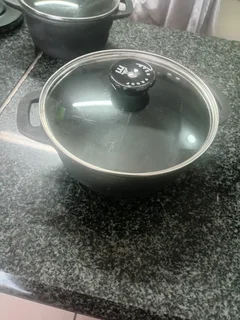 6 piece heavy duty cast iron pot