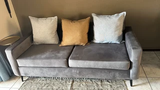 Velvet couches for sale in excellent condition