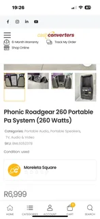 Nux DM 210 Drumkit &amp; Phonic Roadgear 260 PA System