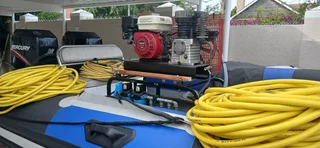 Surface supply diving air compressor
