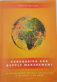 Purchasing and supply management 8th edition.