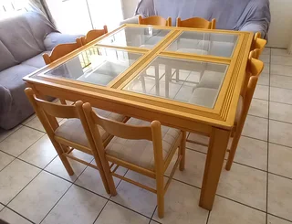 8 seater dining room table and chairs