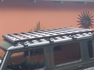 Des-Sol roof rack and ladder for 5 door Jimny.