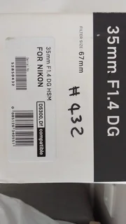 Sigma ART 35mm 1.4 DG HSM Lens, for Nikon