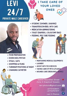 Male caregiver and driver