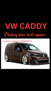 Caddy sliding door lock