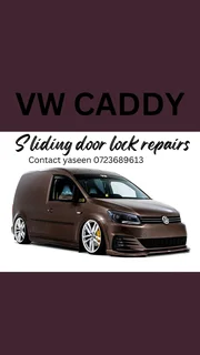 Caddy sliding door lock
