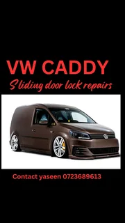 Caddy sliding door lock