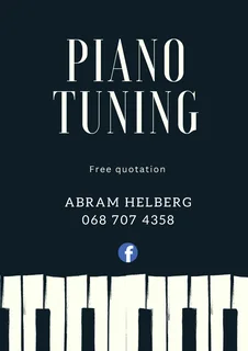 Piano tuning service