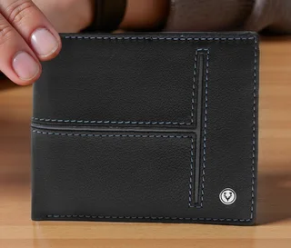 BRANDED MEN&#39;s LEATHER WALLET- Allen Solly , Van Heusen &amp; Louis Phillipp .