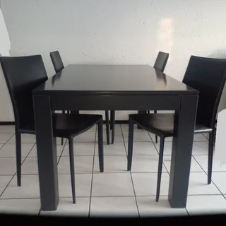 Dining table and chairs