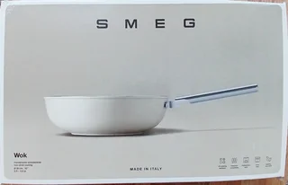 SMEG Wok 30cm cream