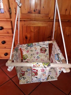 Canvas baby indoor swing