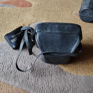 Yashica Penta Camera with 135mm and 50mm lens, leather bag and electronic Flash