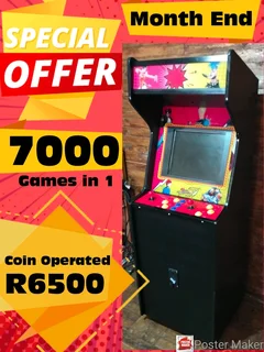 New Coin Operated Retro Arcade Game