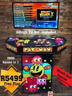 New Arcade Pedestal Game R5499
