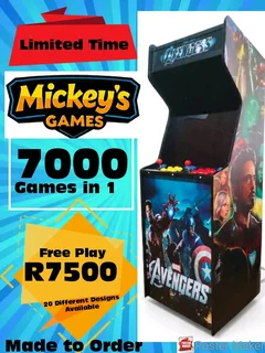 New Custom Wrapped Retro Arcade Game