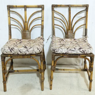 Pair of Cane Chairs
