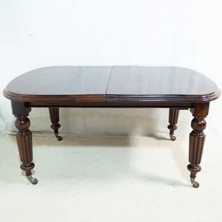Victorian Solid Mahogany 10-Seater Extension Table