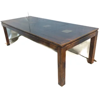 8-Seater Chinese Elmwood Table & Chairs