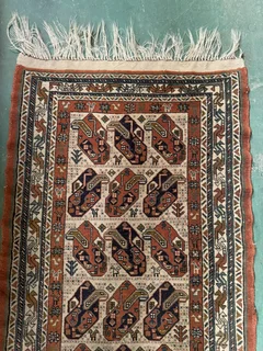 Brown &amp; Patterened Runner Carpet 350 CM x 76 CM