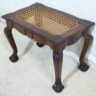 Antique Stinkwood Footstool