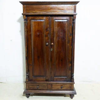 Indonesian Solid Zelkova Wood Cupboard