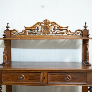 Victorian Walnut 4-Tier Dumbwaiter